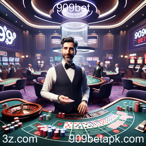 Experimente a Emoção do Cassino Ao Vivo no 909bet