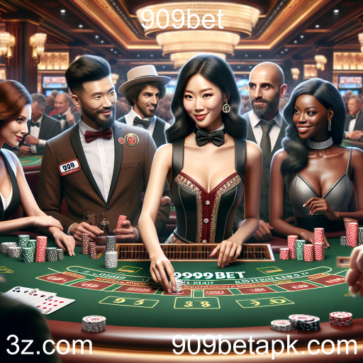 A Experiência Imersiva do Cassino Ao Vivo no 909bet